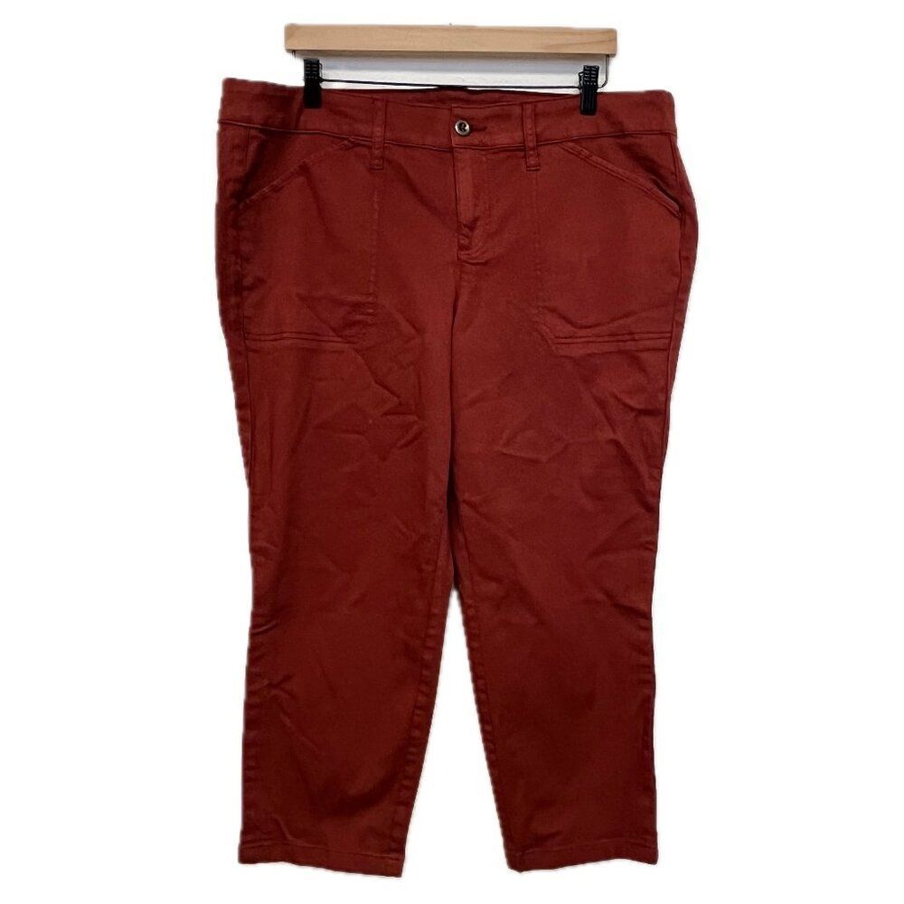 New Torrid Burnt Orange Crop Pants - See Measurements